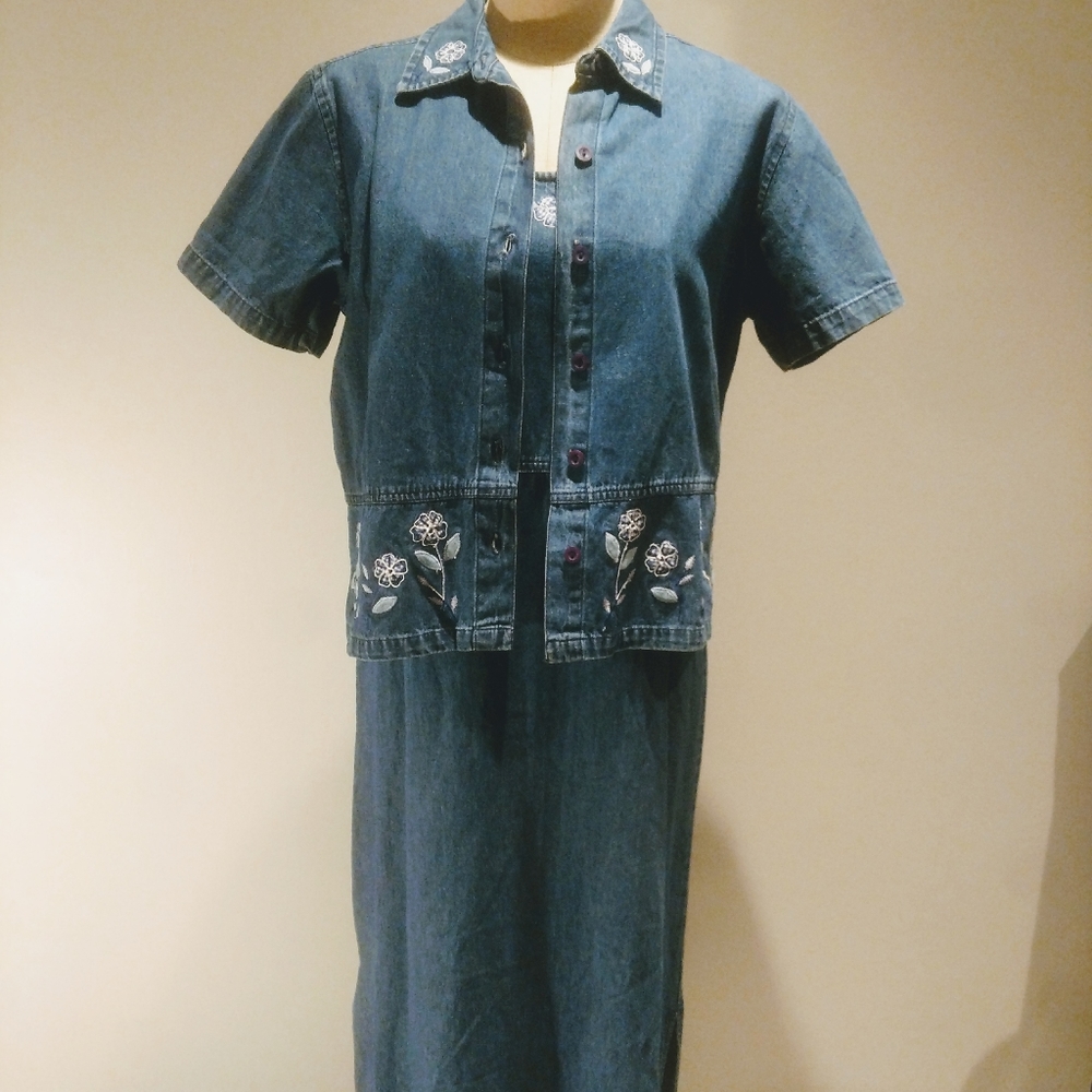 Erika Two Piece Denim Dress*Offers Are Welcome!*